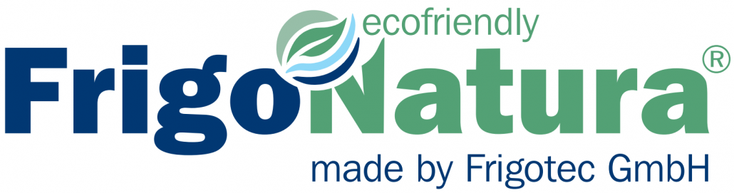 FrigoNatura® Logo geschützt für den Einsatz mit dem Kältemittel R290 (Propan) für industrielle Anwendung.
